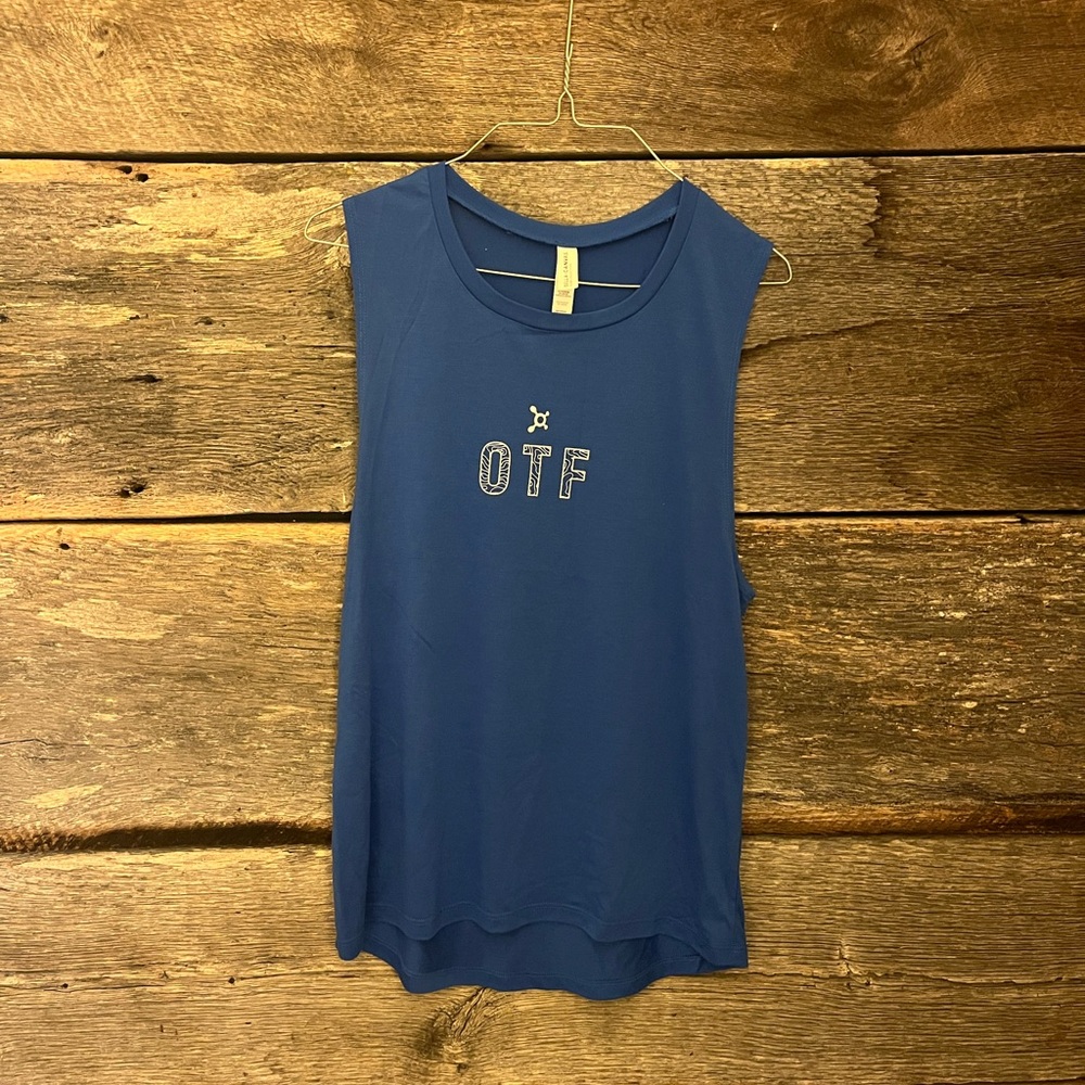 Blue OTF Muscle Tank (Bella Canva)